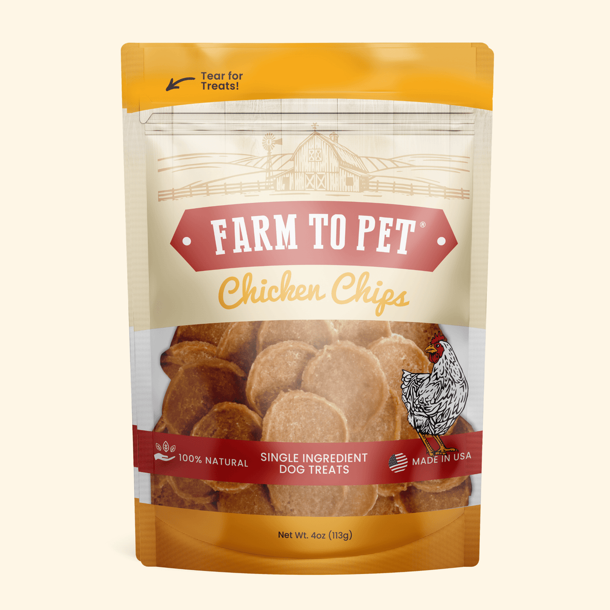 Chicken Chips — Single-Ingredient Dog Treats