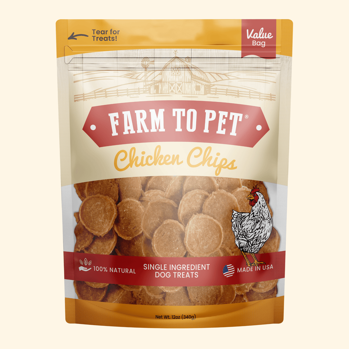 Chicken Chips — Single-Ingredient Dog Treats